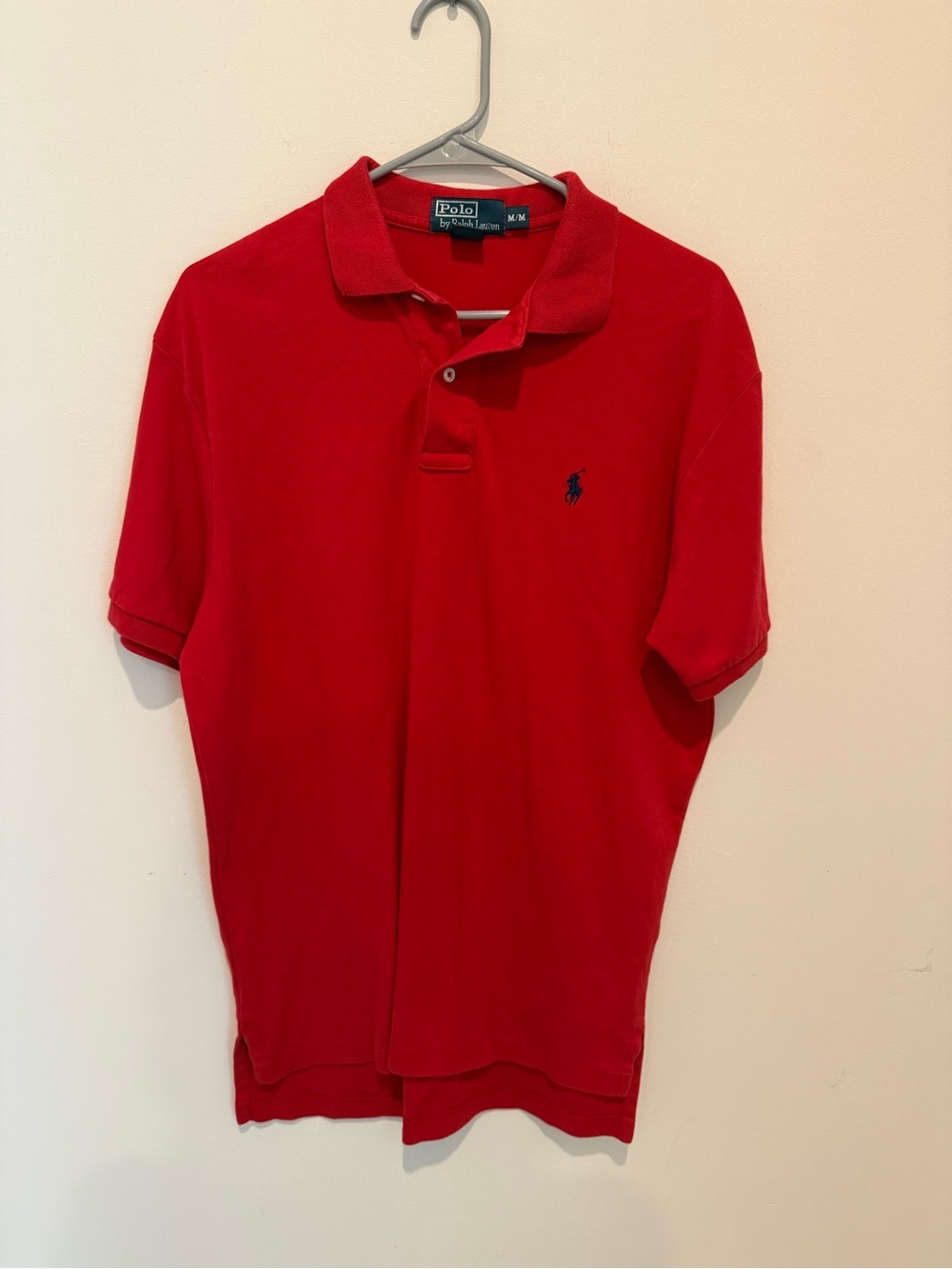 Polo by Ralph Lauren Red Short Sleeve Polo Shirt Medium